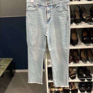 ***NWT*** LOFT Outlet Light Blue Fringed Women's Jeans